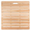 KDDEON Tapis de Bain en Bambou Polyvalent pour Salle de Douche,Tapis de Bain en Bois Naturel,Tapis de Bain en Caillebotis en Bambou,Conception à Lattes Rectangulaire Imperméable (70x70cm/28x28in)