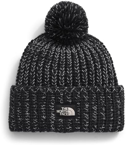 THE NORTH FACE Herren Cozy Chunky Cabin Beanie-Mütze, TNF Black/White Dune, Einheitsgröße