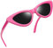 Joopin Polarised Cat Eye Sunglasses for Women, 100% UV Protection Retro Narrow Pointy Cateye Womens Sunglasses (Pink Black)