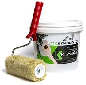 Kitomasgota Ecoestabilizador quitar gotele con rodillo (pasta 5L)