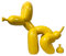 Morlinca Ballon Hund Statue, Harz Ballon Hund Skulptur, Graffiti Kunstskulptur Harz Handwerk Ornament Desktop BüRo Und Heimdekoration Tier Skulptur,A6