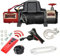 DRAGON WINCH - Verricello Elettrico 12V Maverick 12000 lbs / 5443 kg Cavo in Sintetico 20m Verricello per Auto e Carro Attrezzi incluso telecomando senza fili + argano accessori | Impermeabile IP67