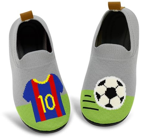 qpyysz Hausschuhe Kinder Junge Kinderhausschuhe Turnschläppchen Jungen Barfuß Kindergarten Hausschuhe Pantoffeln Atmungsaktive Rutschfest Lauflernschuhe