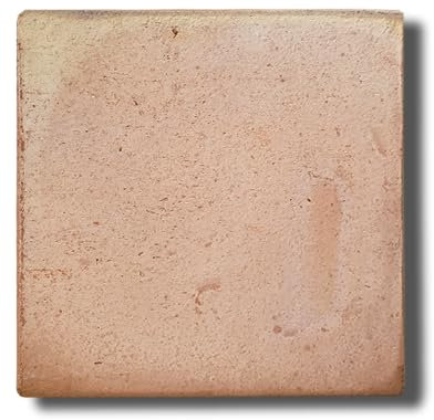 5m2 Piastrelle in terracotta cotta rustiche quadrate per pavimenti. Mattone a vista artigianale in terracotta per esterni ed interni fatto a mano 20x20x2 cm - spedizione gratuita (100 pezzi)