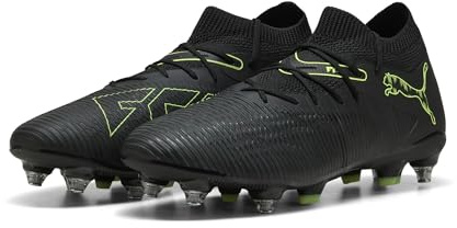 PUMA Unisex Future 8 Match Mxsg Fussballschuh, Black Fizzy Light Green Terrain, 43 EU