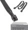 Fuente de alimentación modular - VGA Kabe Poliger, VGA Cards Conexión Power | Cable PCIe de Línea Plana, Cable VGA Corriente para Tarjetas Gráficas Interior/Exterior Área Fácil Ro Cable de
