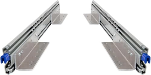 BRASOM Auszugsschienen mit Schubladenhalterungen - Schubladenschienen 300mm, 250kg, 12 inch, Heavy Duty, Lock in/aus Schubladen Schienensystem, Kugellager, links und rechts