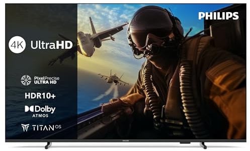 PHILIPS 55PUS7000 4K LED Smart TV - 55 Inch Display with Pixel Precise, Ultra HD, Titan OS Platform and Dolby Atmos Sound, Works with Alexa and Google Voice Assistant