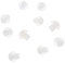 DIYEAH 10pcs Replacement Mushroom Ear Tips for Two Way Radio Acoustic Tube Earpieces Comfortable Fit Earbud Tips for Compatible with Coil Tube Kits