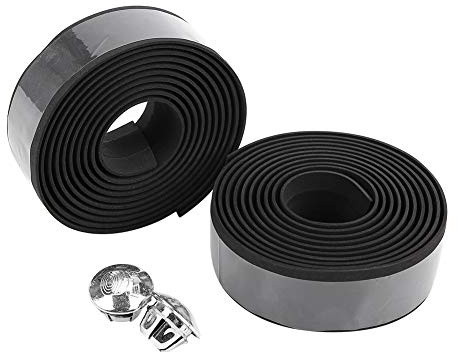 Glomora Eva Radsportlenkstange Klebeband Leichtes Rennrad Fahrradfahrrad Griff Wrap (Black)