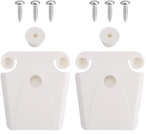 Gihioue Gâche De Porte De Glacière - Pièces De Glacière avec 6 Vis - Quincaillerie Étanche Précise Haute Résistance pour Réparation Entretien Bateau Camping-Car