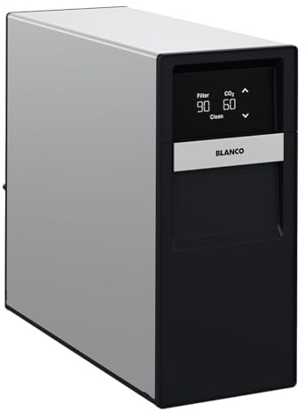BLANCO drink.soda | Wasseraufbereitungseinheit | nur 20 cm breit | [52,9x20x44 cm] | Enthält 1x Trinkfilter Soft S, 1x CO2-Kartusche und 1x Reinigungsset