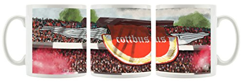 Ultras Cottbus als Bedruckte Kaffeetasse/Teetasse aus Keramik, 300ml, weiß