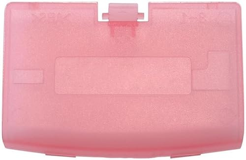 Battery Back Door Cover Case for Game Boy Advance GBA Replacement Clear Pink