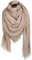 Superora Damen Halstuch Schultertuch Schal Scarf Stola Quadratischer Deckenschal mit Fransen 140 * 140cm