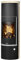 Justus 5693 42 Faro W+ 2.0 Kaminofen Stahl Schwarz mit Sandstein-Verkleidung/A+