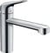 hansgrohe Focus M42 Miscelatore cucina monocomando 120, CoolStart, EcoSmart, 1 tipo di getto, cromo, 71805000