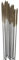 Chiloskit 10Pcs Tube Brush Kit Brass Wire Tube Brush Cleaning ToolLong-Handle Bristle Cleaning, 6mm/10mm//14mm (10mm)