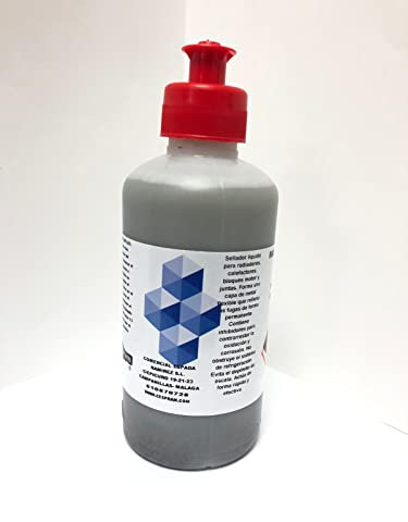 Cespram. Tapa fuga radiador. Sellador líquido para radiadores, calefactores, bloques motor y juntas. Envase de 250 ml (1)
