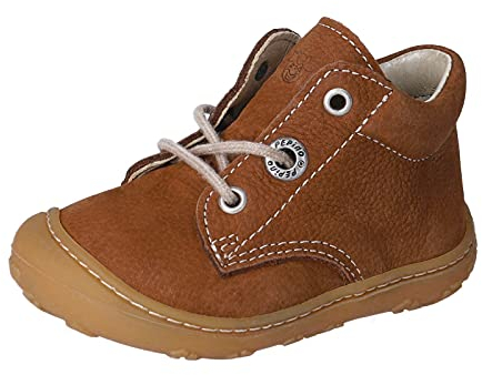 RICOSTA Unisex - Kinder Boots Cory von Pepino, Weite: Weit (WMS),terracare,Leder,Kids,junior,Kleinkinder,Curry (260),26 EU / 8.5 Child UK