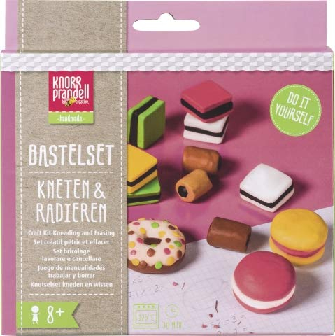 Bastelsets KNETEN & RADIEREN mit Anleitung (6 Varianten/ab 8 Jahren) FREI WÄHLBAR (TASTY CANDIES)