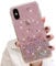 LCHULLE Glitzer Hülle Kompatibel mit iPhone X/Xs(5.8 Zoll) Handyhülle Mädchen Schuzhülle Glitzer klar TPU Bumper Silikon Hülle Handyhülle Tasche Case Cover für iPhone X/Xs Rosa