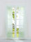 HeichkelL Schiebegardinen 2er-Set Einfarbige Flächenvorhänge Gardine Voile Halbtransparenter Schiebevorhang, Klettband und Beschwerungsstangen, Beige, Jedes Stück BxH 57x225 cm