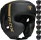 RDX Casque Boxe pour MMA Sparring, D'entraînement, Maya Hide Cuir Kara Head Protection pour Art Martiaux, Muay Thai, Krav Maga, Kickboxing, Karaté et Combat Libre Training Protège