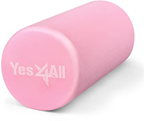 Yes4All Rouleau Mousse Ferme en EVA pour le Dos - Rouleau Rond pour Exercice, Yoga & Pilates 30/45/60/90 cm