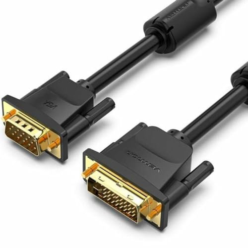 Vention Adaptador VGA a DVI EACBI Negro 3 m