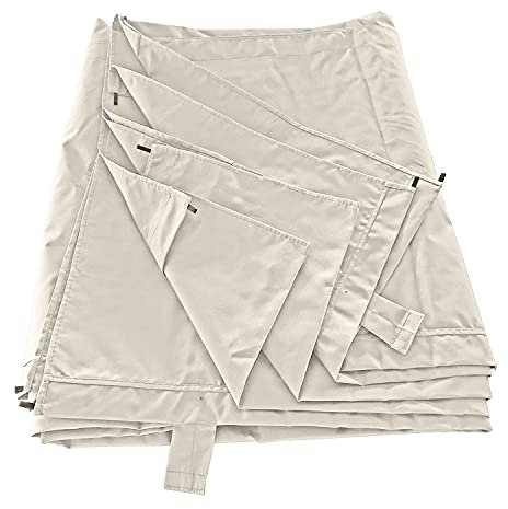 Toile pour Pergola Murale FRÉJUS 3×4 m, Polyester 180 g/m² Beige, Déperlante