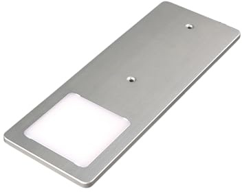 kalb | LED Unterbauleuchten Silber 5W- sehr Flache Küchenleuchte, Auswahl:1er Set warmweiss