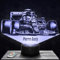 Nachttischlampe - Touch-Nachtlicht Formule 1 P. Gasly F1 3D-LED-Lampe Illusion, Geschenkidee Weihnachten Geburtstag Junge und Mädchen Nachttischlampe Kinder- oder Erwachsenenzimmer TOP