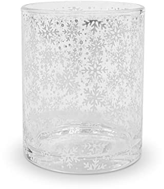 Nuvole di Stoffa Bicchieri da Acqua Natalizi Vetro con decori Natale 6pz 5710