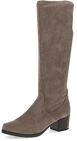 CAPRICE 9-25506-41, Stivali piatti Donna, Marrone (Cafe Stretch), 40 EU