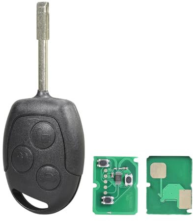 433MHZ 3 Buttons Ford Fusion Transit MK7 Connect Fiesta Focus Galaxy Mondeo Key 4D63 FO21Blade CR2032Battery