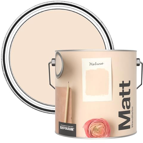 Rust-Oleum Colours Matt Emulsion Wall and Ceiling Paint - Melrose 2.5L