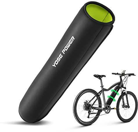 YOSE POWER E-Bike Akku Schutzhülle, E Bike Akku Schutz für Integrierte Rahmenakku 28-34 cm Umfang