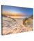 MuchoWow© Bild auf Leinwand 60x40 cm Schlafzimmer Bilder Wand Deko Wohnzimmer Modern Wanddeko Bilderwand Geschenk Düne - Sonnenuntergang - Horizont - Strand und Meer - Gras - Sonne
