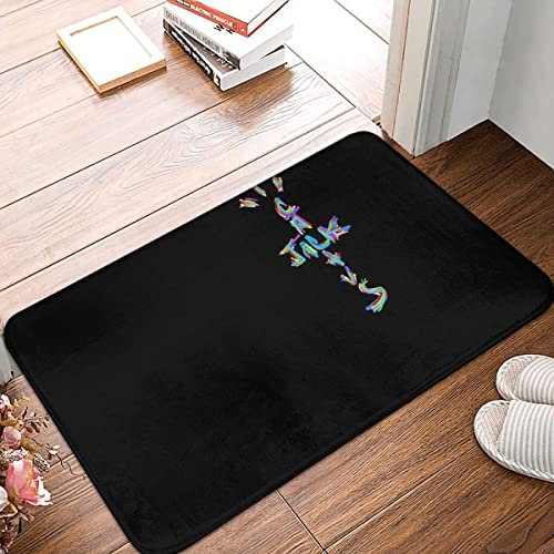 Tapis d'entrée Tapis d'entrée intérieur Paillasson imprimé Cactus Jack, Doux, pour Salle de Bain, Salon, Sol, Balcon, Anti-poussière Decoration Chambre