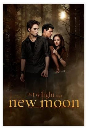 Filmposter The Twilight Saga New Moon, Leinwandposter, Schlafzimmer-Dekor, Sportlandschaft, Büro, Raumdekoration, Geschenk, ungerahmt, 30 x 45 cm