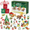 Gytera Weihnachten Adventskalender 2024, 24 Tage Bausteine Adventskalender für Kinder & Erwachsene, Weihnachts Countdown, tägliche Überraschungen