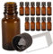 12x Tropfflaschen aus Braunglas 10ml – Ideal für ätherische Öle, Tinkturen & Flüssigkeiten Wiederverwendbare Dosierflaschen, Aromatherapie, Apothekerglas
