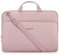 bagsmart Laptop Sleeve Carrying Case with Pocket, Computer Protective Cover for MacBook Air 2025 ASUS Lenovo HP Notebooks (Pink, 15.6 Inch - With Strap)