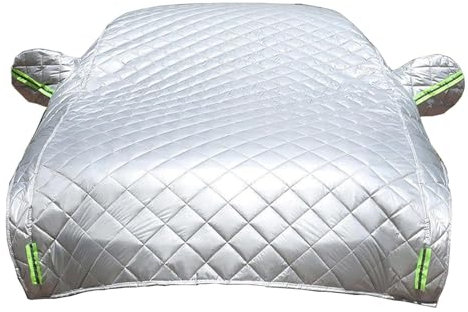 funrautz Housse de voiture contre la grêle, coupe-vent, couverture de protection contre la grêle avec bandes réfléchissantes, couverture complète, housse de voiture universelle pour SUV, berline