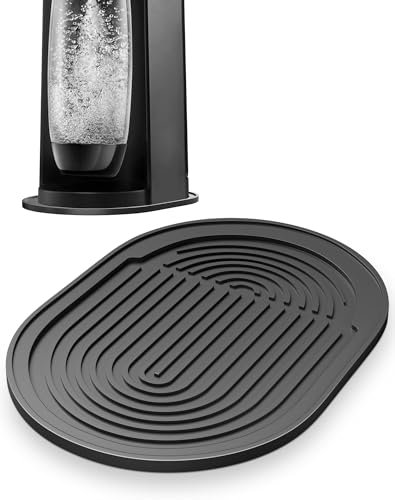 Abtropfmatte, Silikonmatte kompatibel mit SodaStream Terra, Silikon Unterlage Schützt die Küchenarbeitsplatte (Für Sodastream Terra)