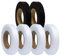 Diheohg Omentum 6 Rolls White Black Double-Sided Adhesive Fabric Clothing Interfacing Iron-On Iron on Melting