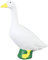 Fockety Gänsestatue, große weiße Gänse Ente Garten Statuen, Harz Veranda Gans Wildgans Outdoor Rasen Statue Kunst Ornament für Home Decor Housewarming Geschenke