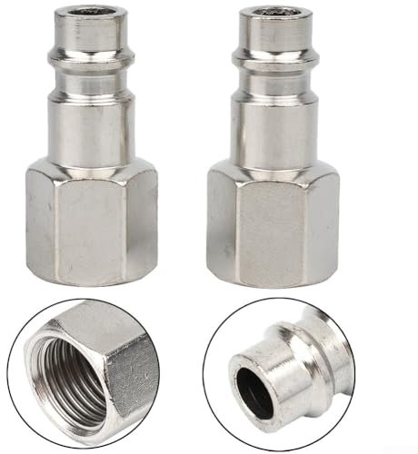 La confezione include due accoppiatori maschio e femmina per compressore a sgancio rapido