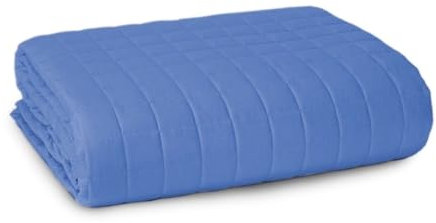 Bassetti Gesteppte Tagesdecke aus Baumwolle, Art Pop Color, Doppelbett, blau, 220 x 260 cm